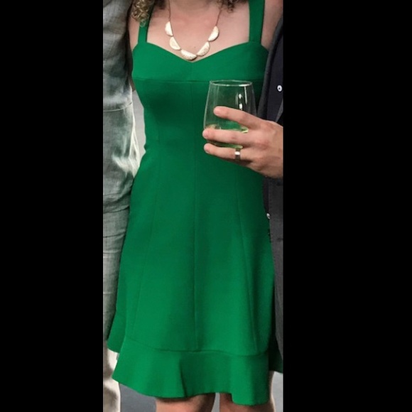 LIKE NEW Retro, Flattering Green Stitchfix Dress - Picture 2 of 8